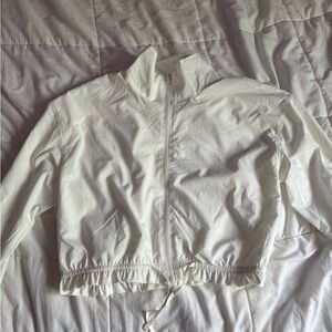 Old Navy Active Cream Windbreaker Jacket